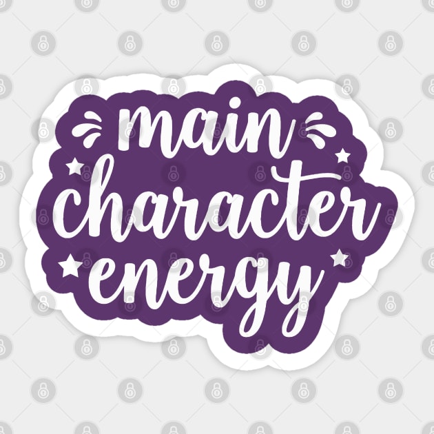 Main Character energy Sticker by valentinahramov